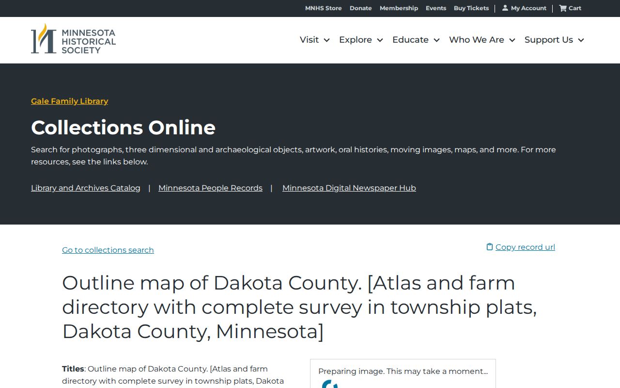 Dakota County city directory research through the digitized 1916 atlas